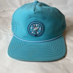 Melin Hat Cap Snap Back Mens Teal Coronado HYDRO Performance Perforated Trucker